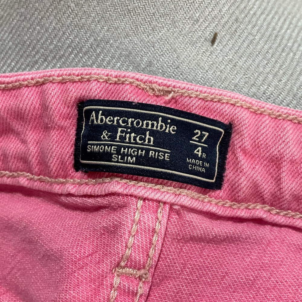 Abercrombie high rise slim Jean